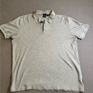 HUGO Boss Light Gray Polo Shirt size XXL